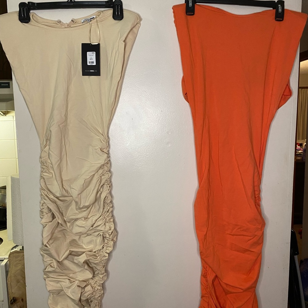2 Fashion Nova, small, Cream and Orange - Picture 7 of 7